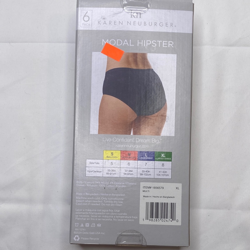 Karen Neuburger Modal‎ Hipster Panties - 5 Pack - Picture 6 of 7